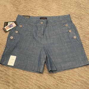 The Limited NWT chambray tailored short